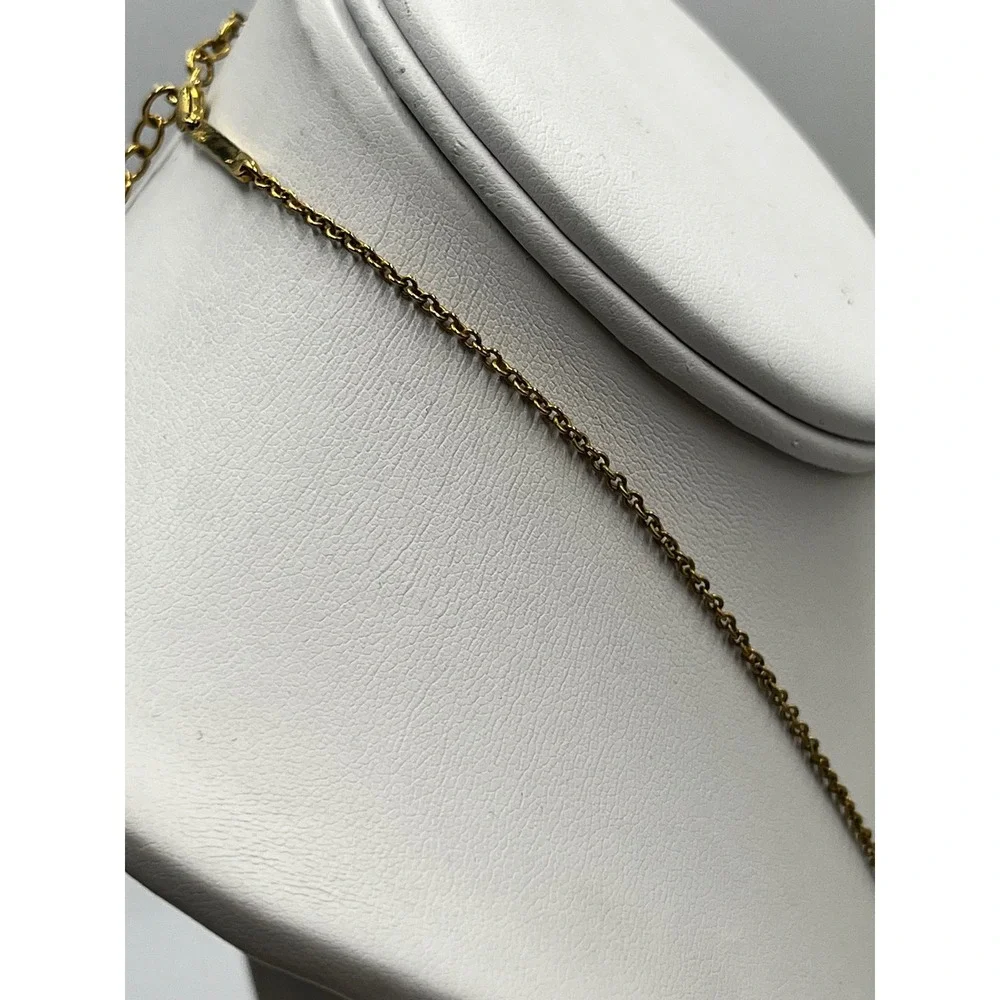 KENDRA‎ SCOTT Ari Heart Necklace Gold Plated Opal Stone